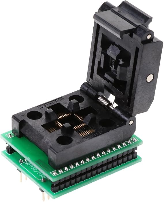 TQFP32 QFP32 to DIP32 IC Programmer Adapter Chip Test Socket SA663 Burning Seat