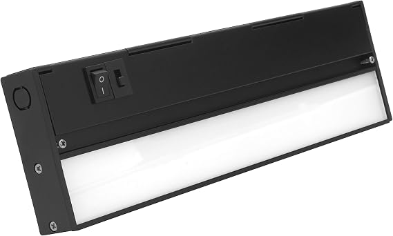 NUC-5 Series 12.5-inch Black Selectable LED Under Cabinet Light (NUC512SBK