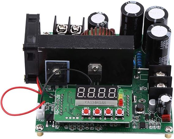 Akozon Boost Module, 900W DC High Control Boost Converter DIY Voltage Module Regulator