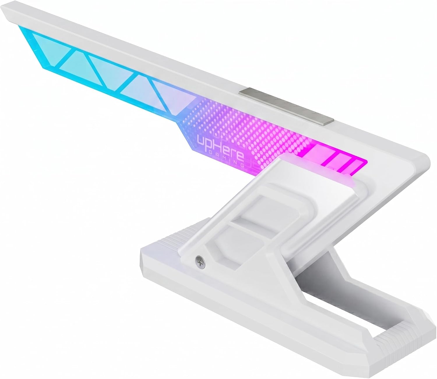upHere GB10 GPU Support Bracket, Adjustable Height Graphics Card Support with Magnetic Base & Rubber Pad, GPU Sag Bracket for Universal Video Cards, 75-125mm, White ARGB
