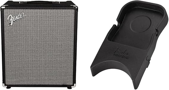Fender Rumble 100 V3 Bass Amplifier, with Amperstand Guitar Cradle