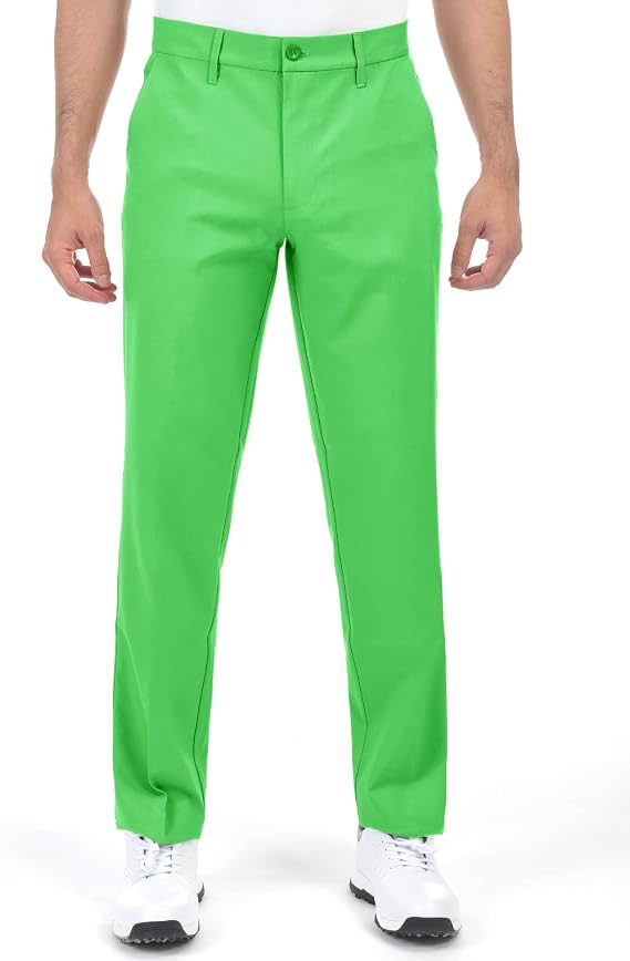 Bakery Men's Golf Pants Stretch Lightweight Straight Relaxed Fit Flat Front Pants