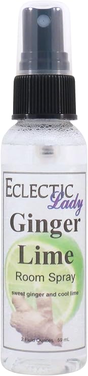 Ginger Lime Room Spray, 2 oz, For Home, Room, Office