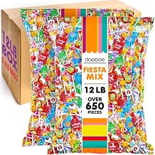Parade Throws Bulk Candy 12 LB Bulk Pinata Candy (Over 650 Pieces) Assorted Lollipops, Gum & Hard Candies Individually Wrapped Candy, Pinatas, Parades, Classrooms, Offices & Events