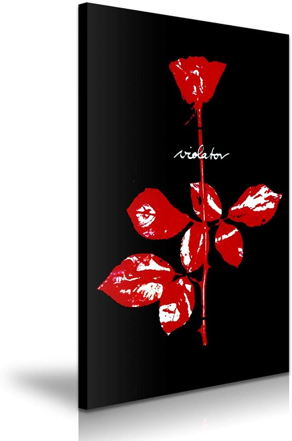 Depeche Mode Violator Cover Poster Picture Print Canvas Wall Art Best Gift For Depeche Mode Music Fans Home Office Hotel Decoration (M: 41cm X 61cm)