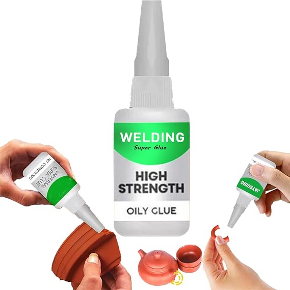 Welding High-Strength Oily Glue - Argumub, Uniglue Universal Super Glue Strong Plastic, Mighty Instant for Resin Ceramic Metal Glass (1pcs (30g))