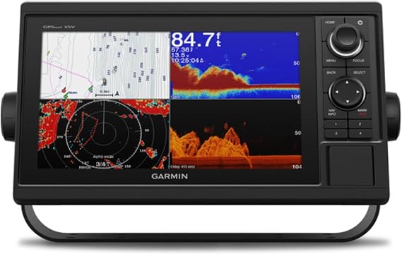 Garmin 010-01740-60 GPSMAP 1042xsv with GT52HW-TM Transducer - 10", Navionics+, SideVu, ClearVu and Traditional Chirp