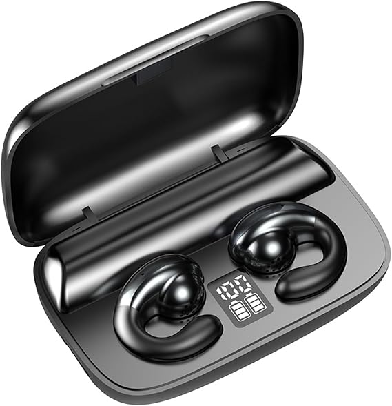 2024 Version True Wireless Bluetooth Earbuds with Charging Case Compatible with Apple & Android, Dual Connect, Built-in Microphone, Stereo Sound