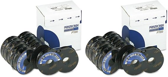 Printronix 179499-001 (179499001) Ultra Capacity Ribbon for P7000 Spool Printer Series, 12 Ribbons