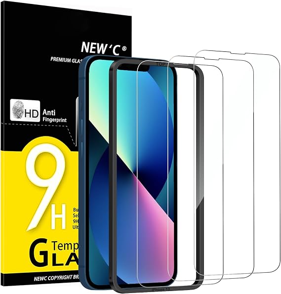 NEW'C for iPhone 14, iPhone 13, iPhone 13 Pro Screen Protector HD Clear