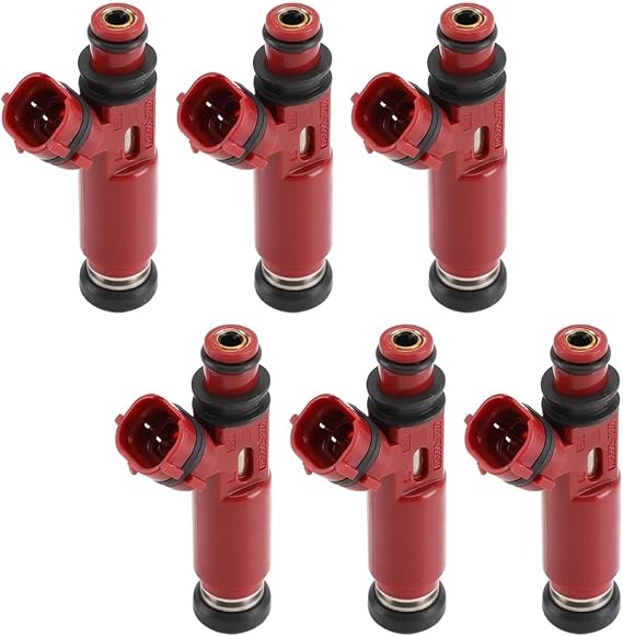 6PCS Fuel Injector Compatible with Mitsubishi Montero 3.5L Displacement 6G74 Fuel Injector MD357267,195500-3970