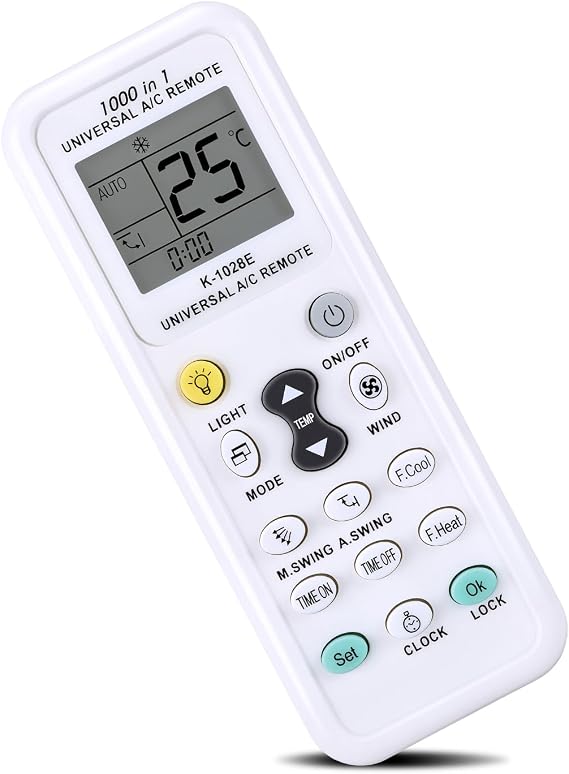 ZWP K-1028E Universal Air Conditioner A/C Remote Control 1000 in 1