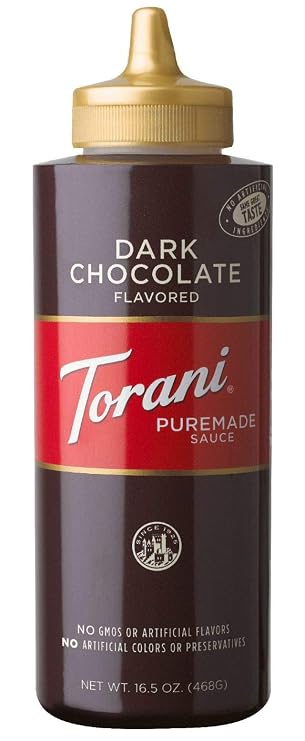 Torani Dark Chocolate Sauce, 16.5 oz