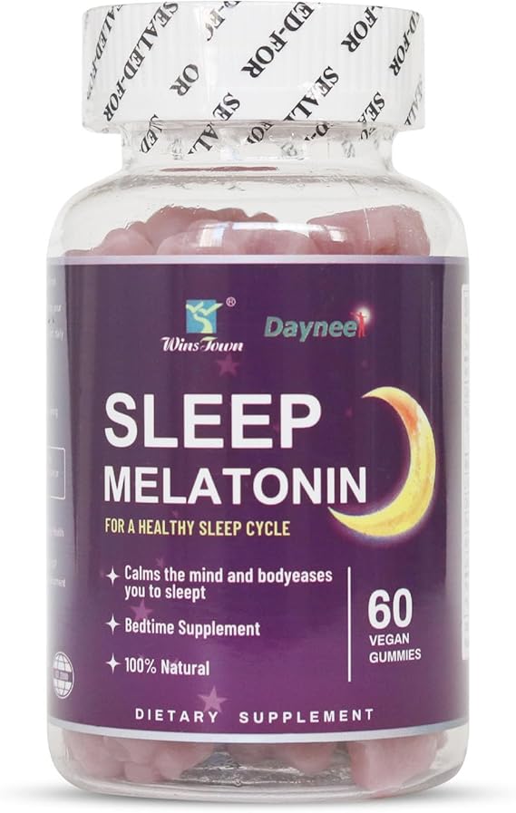 Sleep Melatonin Gummies 5mg, 60 Count | Natural Bedtime Supplement for Adult, Support Healthy Sleep Cycle
