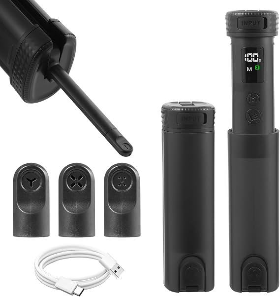 Portable Bidet for Travel, IPX7 Electric Travel Bidet, 4 Nozzles, Black