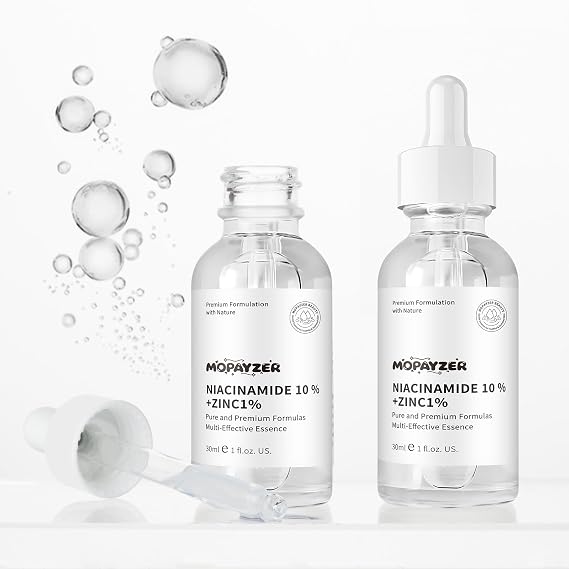 Niacinamide 10% + Zinc 1% Serum, Anti-Aging Niacinamide Serum for Face, 2PCS Moisturizing Facial Serum for All Skin Type, Women Face Skin Care.