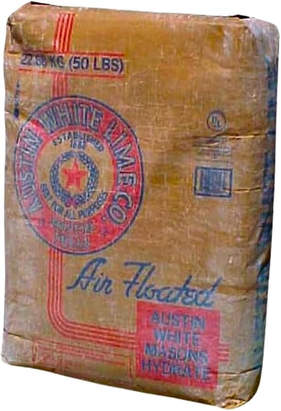 White Lime Hydrated Lime Powder - 50lb Bag - Premium Quality for Industrial, Agricultural, and Construction Use