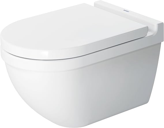 Toilet wall mounted 54 cm Starck 3 whitewashdownDurafixUS-vers