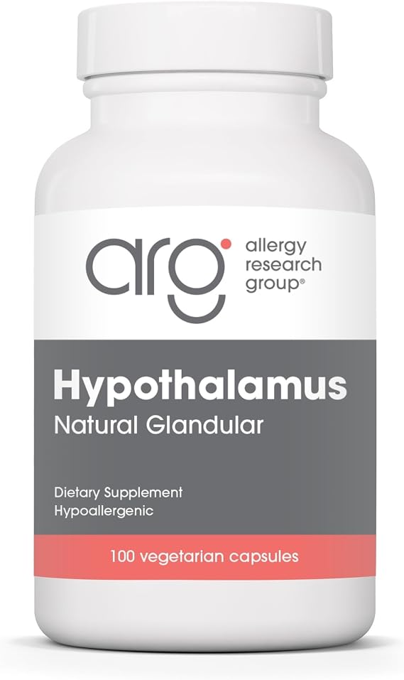 ARG Hypothalamus Bovine Glandular 500 mg, 100 Vegicaps