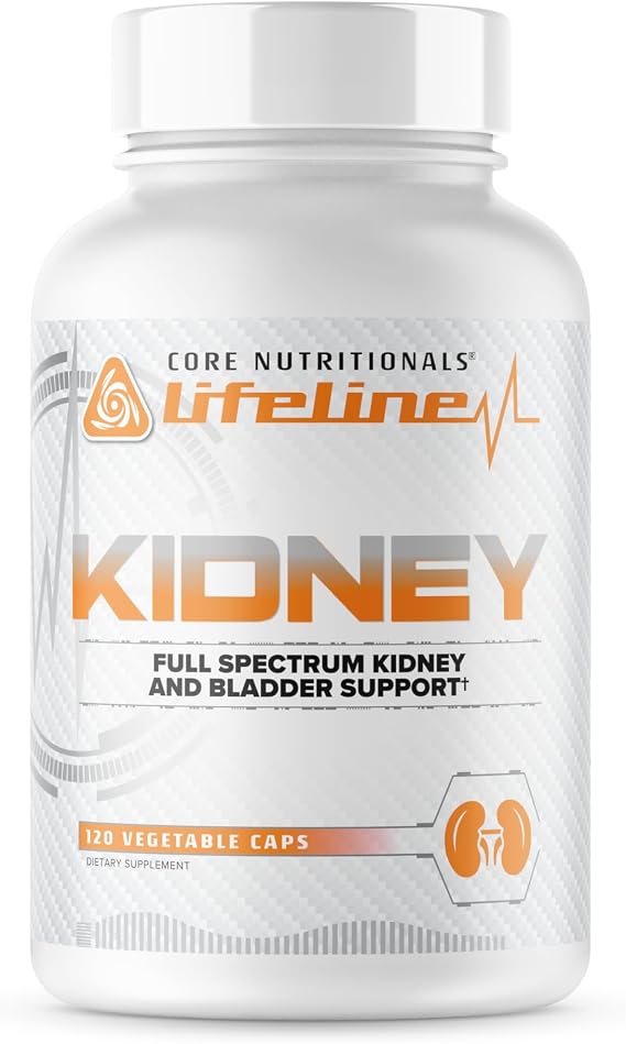 Core Nutritionals Lifeline Kidney Supplement, Kidney Support, 120 Veg Caps
