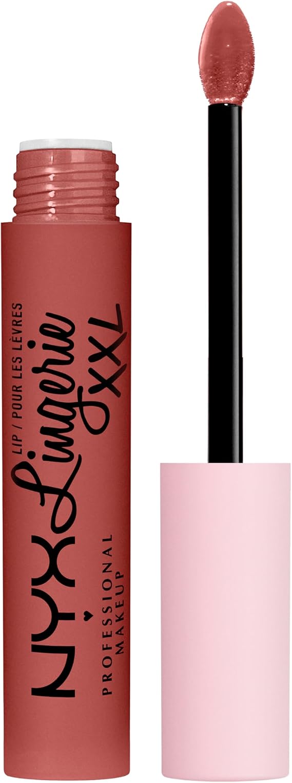 NYX Professional Makeup Liquid Lipstick Lip Lingerie XXL Matte, Warm Up