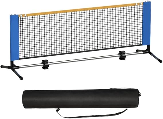Generic Portable Pickleball Net with Storage Bag, Heavy-Duty, Ideal for Training, Tournaments, Garden Or Garage.