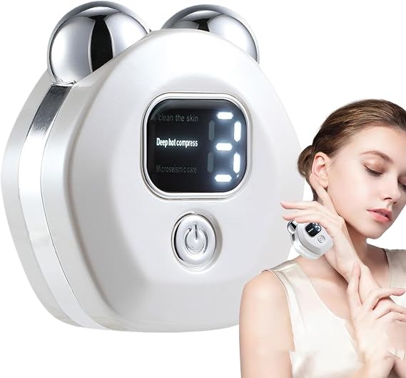 Microcurrent Face Lift Device,Electric Face Care Massager - Skin Toning Device for Home Travel, Electric Facial Sculpting Roller Massage Tool