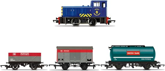 HORNBY R30036 Diesel Freight Train Pack Railroad Locomotives, Mixed