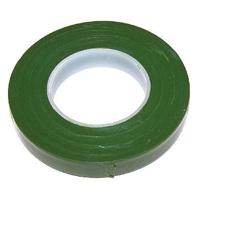 floral supplies Parafilm Roll of Waterproof Stem Tape 13mm x 22m (Green, 1 Roll)