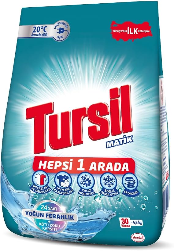 Tursil Yoğun Ferahlık Toz Çamaşır Deterjanı 4.5 kg