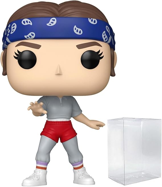 POP Funko TV: Stranger Things - Eleven with Bandana (Season 5) Vinyl Figure, Multicolor, 3.75 Inches (Bundled with Compatible Box Protector Case)