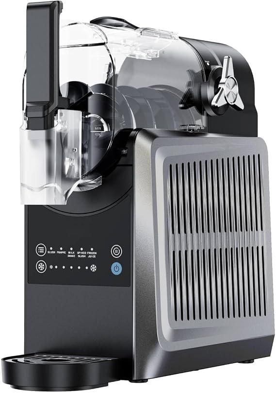 NORTHCLAN 2.6L Home Frozen Drink & Slushie Maker - Ice-Free Operation, 5 Preset Programs, Self-Cleaning Function, Perfect for Slush, Milkshakes, Frozen Cocktails, Frappes, and More,Black