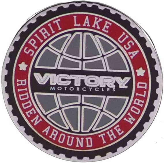 Victory Motorcycle New OEM Globe Logo Pin Badge Lapel, Kingpin Vegas, 2863291