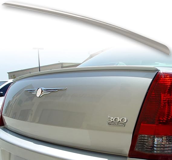 Painted Trunk Lip Wing Spoiler For 2005-2010 First Generation Chrysler 300 300C SRT8 - AP4 Satin Jade Pearl