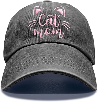 Fun Themes Embroidery Womens Baseball Caps
