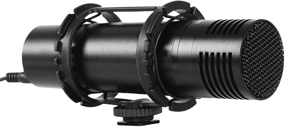 Ikan IK-VM300PS Stereo Video Condenser Microphone (Black)