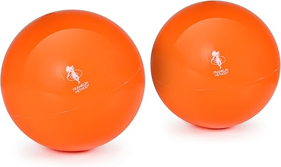 OPTP Franklin Method Smooth Ball Set - Adjustable Firmness Massage Roller Ball Set for Back and Neck Massage - Gentle Deep Muscle Relief for Sensitive Soft Tissue