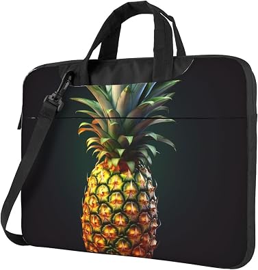 Pineapple Laptop Bag Laptop Messenger Shoulder Bag Travel Computer Bag for Women Men