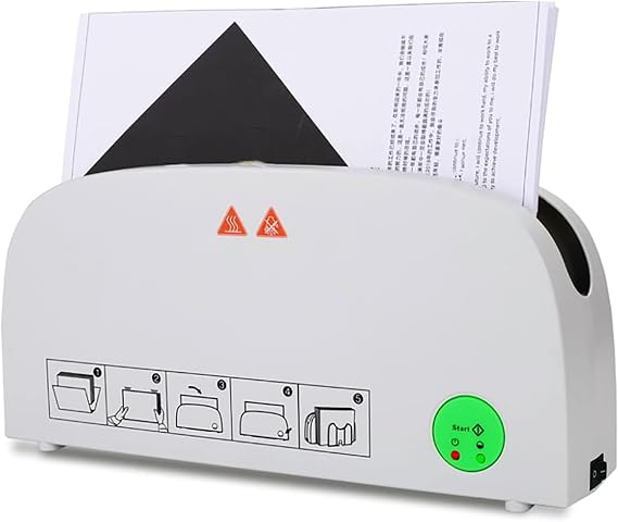 Electric Hot Melt Binding Machine, A4 Thermal Binding Machine, Document Heat Binder, 33mm Max Binding Thickness, for Photo Album, Documents and