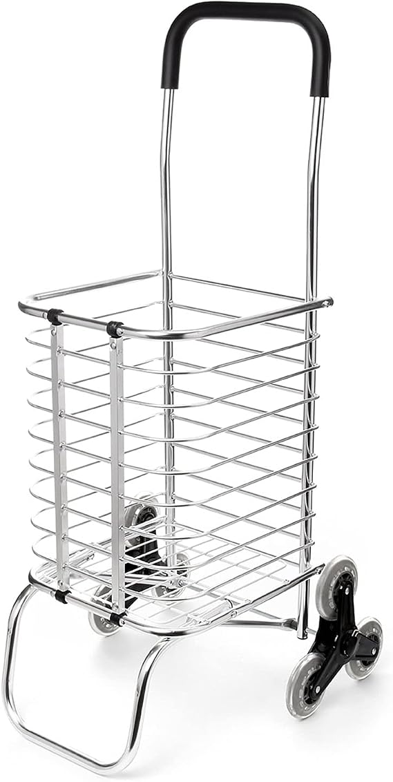 Grocery Trolley 6 Wheels Shopping Carts Trolley Aluminium Foldable Luggage Trolleys Carts Folding Portable Trolleys/Portable Shopping Cart