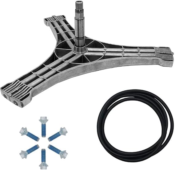 AMI PARTS DC97-15491A Flange Shaft Assembly&(6pcs) DC60-40137A Washing Machine Hex Bolt&DC69-00804A Washer Tub Seal Gasket Compatible with Washing Machine-Replaces 2077008 AP4203183 PS4213806