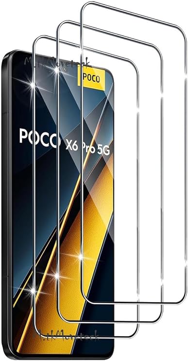 CONSTRAIN - Xiaomi Poco X6 Pro 5g ile Uyumlu Ekran Koruyucu 9H Temperli Cam Şeffaf Passifik Ekran Camı