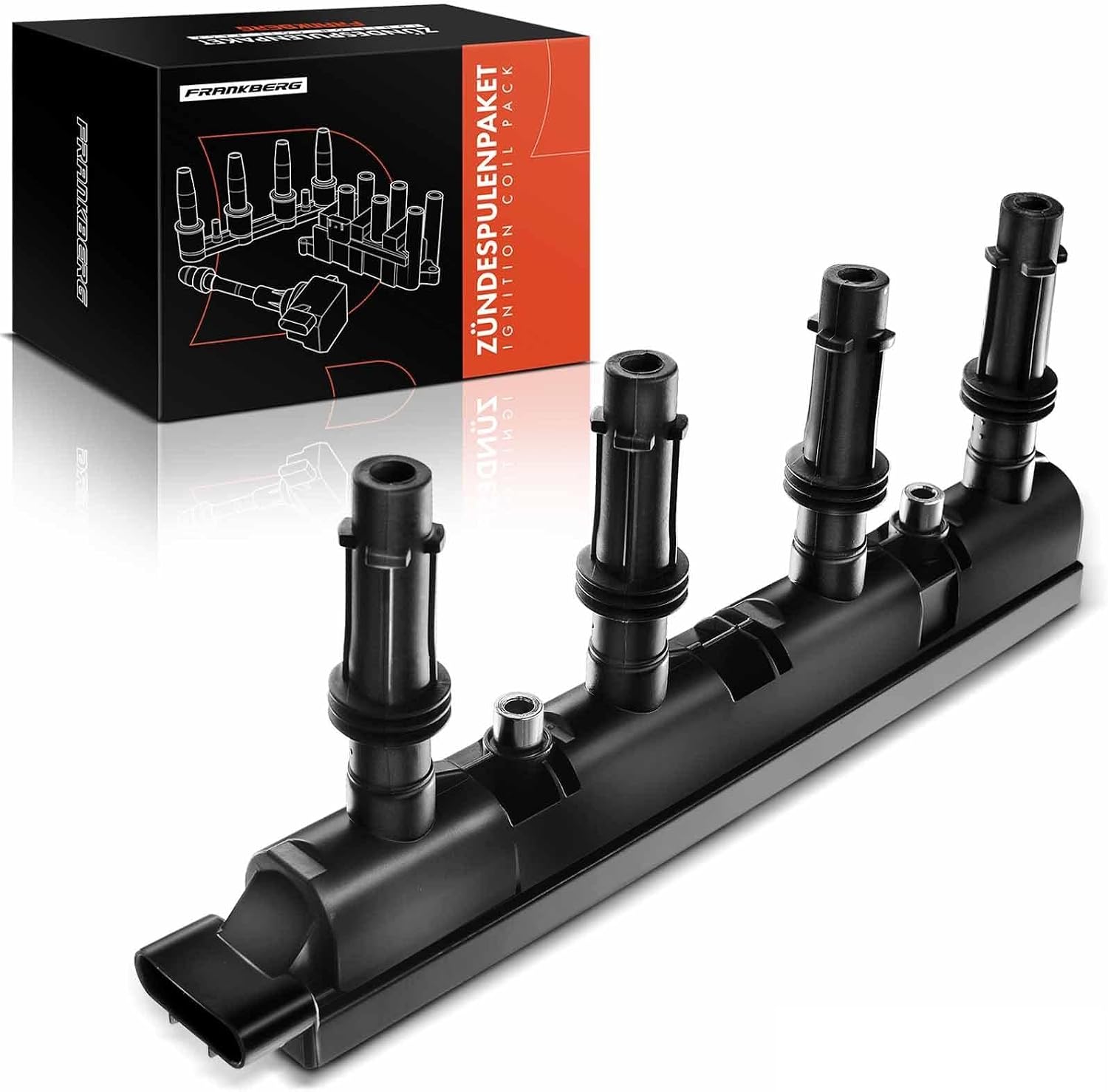 Frankberg Ignition Coil Spark Plug 7 Pin 12V Compatible with Corsa D 1.2L 1.4L Petrol/LPG 2009-2015 Astra J - 1.4L Petrol/LPG 2012-2015 Meriva MK II 1.4L Petrol/LPG 2010-2015 Replace# 55579072