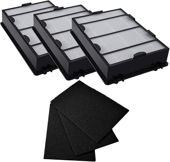 Hoypeyfiy 3 Pack HAPF600 Replacement Filter B with 3 Carbon Pre-Filters, Compatible with Holmes HAP615 HAP625 HAP650 HAP675RC HAP725 HAP750 Air Purifiers, Air Purifier Filter Replacement Parts