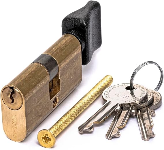 CISA 108230020 Oval Lock Cylinder Brass 28/28 mm
