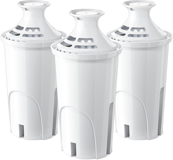 Water Filter Replacements Fit for Brita Pitchers and Dispensers Compatiable with Bri-ta Filter Replacement Fit for Bri-ta Water Pitcher Classic OB03, 35557 Ma-vea 107007, and More,3 Count By BOGDA