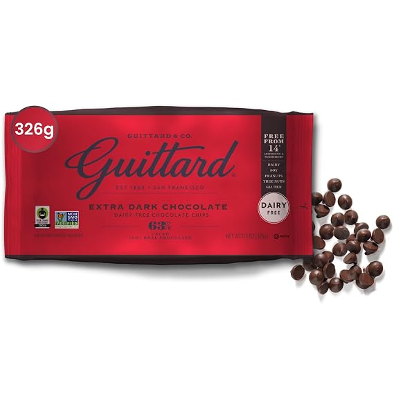 Guittard Baking Chips, 63% Extra Dark Chocolate, 11.5 oz
