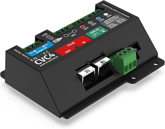 ENTTEC CVC4 73926 4-Channel Installation-Grade Constant Voltage LED Dimmer