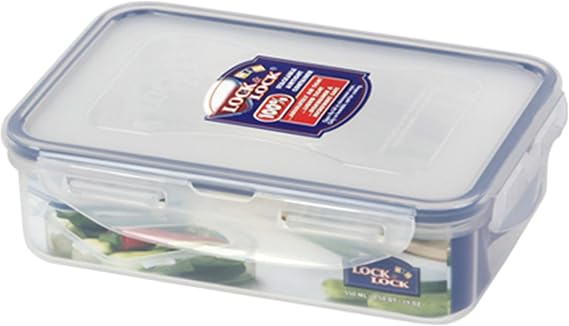 Lock&Lock 19-Fluid Ounce Rectangular Food Container, Short, 2.3-Cup