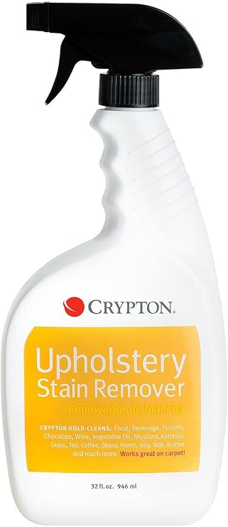 Crypton Gold Upholstery Stain Remover Formulated to Break Down Tough Stains Including Food, Beverage, Protein and More (32 fl. oz.)